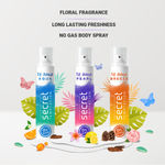 Buy Secret Temptation Te Amo Aqua, Breeze and Pearl No Gas Body Spray, Long Lasting Deodorants for Women, Pack of 3 (120ml each)|Perfume Body Spray - Purplle