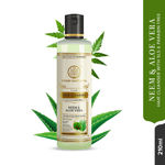 Buy Khadi Natural Neem & Aloe Vera Hair Cleanser | Hydrates Dry Ends - (210 ml) - Purplle