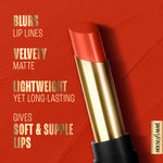 Buy Lakme Absolute Beyond Matte Lip 401 OrangeOasis 3.4 gm - Purplle