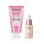 Buy Ponds Smooth & Bright Skin Combo (Pond's Bright Beauty Gluta Niacinamide Complex Serum – 14 ml + Pond's Bright Beauty Facewash with Niacinamide – 150 gm) Combo of 2 - Purplle