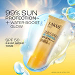 Buy Lakme On-the-Go Sun Defense Combo (Sun Expert Gel Sunscreen SPF 50 50 gm + 9to5 Aloe Cleansing Wipes 25 Wipes + Lip Love Care Stick Strawberry 4.5 gm) Combo of 3 - Purplle