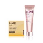 Buy Lakme Sun Smart Duo (Sun Expert Ultra Matte Compact SPF 40 – 7 gm + CC Cream Beige – 20 gm) Combo of 2 - Purplle