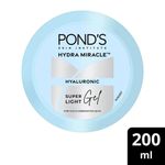 Buy Pond’s Deep Hydration & Fresh Glow Combo (Super Light Gel with Hyaluronic Acid & Vitamin E 200 ml + Hydra Miracle Hyaluronic Acid Complex 2% Serum 14 ml + Bright Beauty Facewash with Niacinamide 150 gm) Combo of 3 - Purplle