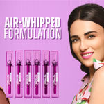 Buy Blue Heaven Ultimatte Whipp Lip Liquid Lipstick Waterproof Infused with Cocoa Butter & Rosehip Oil | Hydrating | Airy Mousse Texture | Soft Matte Finish | Intensely Pigmented | Velvet Brown | 3 ml - Purplle