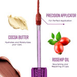Buy Blue Heaven Ultimatte Whipp Lip Liquid Lipstick Waterproof Infused with Cocoa Butter & Rosehip Oil | Hydrating | Airy Mousse Texture | Soft Matte Finish | Intensely Pigmented | Velvet Brown | 3 ml - Purplle