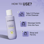 Buy SEREKO Vitamin C Clarifying Cleanser for Glowing & Brightening Skin for Acne, Dark Spots & Excess Oil Face Wash 15ml - Purplle