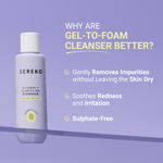 Buy SEREKO Vitamin C Clarifying Cleanser for Glowing & Brightening Skin for Acne, Dark Spots & Excess Oil Face Wash 15ml - Purplle
