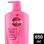 Buy Sunsilk Lusciously Thick & Long Shampoo, 650 ml - Purplle