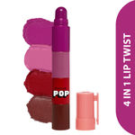 Buy SUGAR POP 4 in 1 Lip Twist - 01 Classic | Multi-use Stackable Lipsticks for Women | Satin Matte Hydratin gm Formula | 6.4 gm - Purplle