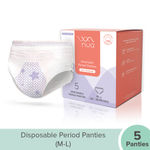 Buy Nua Nua Overnight Period Panties| 5 units (M-L) - 244.5 gm - Purplle
