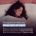 Buy Nua Nua Overnight Period Panties| 5 units (M-L) - 244.5 gm - Purplle