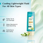 Buy Pilgrim Korean Aloe Cooling Fluid Sunscreen SPF 50+ PA++++ with Hyaluronic Acid ( 50 ml) - Purplle