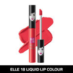Buy Elle18 Liquid Lip Color, Deep Coral, 5.6 ml - Purplle