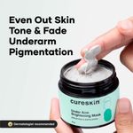 Buy Cureskin Under Arm Brightening Cream Mask with Glycolic Acid,Lactic Acid & Mandelic Acid | Dark Underarms & Hyperpigmentation | Under Arm Whitening Cream for Women & Men | Under arm Dark Removing Cream (50 gm) - Purplle