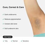 Buy Cureskin Under Arm Brightening Cream Mask with Papaya  & Sweet Orange | Dark Underarms & Hyperpigmentation | Under Arm  Whitening Cream for Women & Men | Under arm Dark Removing Cream (50 gm) - Purplle