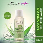 Buy Alps Goodness Aloe Vera Gel infused with Rose Water 30 ml I Natural Moisturizer I For Soft Skin I Soothing & Refreshing I For All Skin & Hair Types I Leave-In Conditioner - Purplle