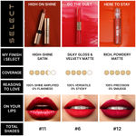 Buy Swiss Beauty Select Do The Duet Lipstick | Matte Liquid Lipstick + Tinted Gloss | Infused with Vitamin E and Jojoba Oil | 1 Amber Nude 3 ml - Purplle