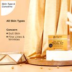Buy Pilgrim 24K GOLD FACIAL KIT For Instant Radiance & Golden Glow with 5 easy steps, with Gold Cream Cleanser, Gold Scrub, Gold Massage Cream, Gold Facial Mask, Gold Serum, All Skin types - 80.18 gm - Purplle