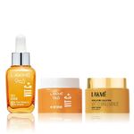 Buy Lakme 9 to 5 Vitamin C Night Cream 50 gm + Facial Serum With 98% Pure Vitamin C 15 ml + Vitamin C+ Day Cream 50 gm, Combo of 3 - Purplle