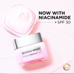 Buy L'Oreal Paris Glycolic Bright Day Cream with SPF 30, 50 ml |Skin Brightening & Visibly Minimizes Spots For Even Glowing Skin - Purplle