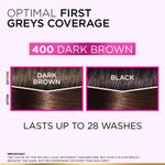 Buy L'Oreal Paris Casting Creme Gloss Hair Color -Dark Brown 400 (60 gm + 60 ml + 40 gm) - Purplle