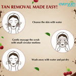 Buy Everyuth Naturals Tan Removal Chocolate & Cherry Scrub | D Tan, Detoxify & Cleanse | Paraben Free | Antioxidant Choco & Multi-Vitamin Cherries | For Oily, Dry, Normal, Combination & Sensitive Skin - 100 gm (Pack of 2) - Purplle