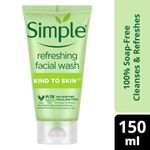 Buy Simple Kind To Skin Duo (Refreshing Face Wash – 150 ml x 2) - Purplle