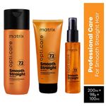 Buy Matrix Opti.Care Professional Shampoo for ANTI-FRIZZ Shampoo + Opti.Care Professional ANTI-FRIZZ Conditioner +ANTI-FRIZZ Hair Serum (200 ml + 98 gm +100 ml) Combo of 3 - Purplle