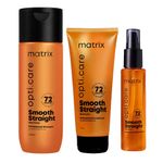Buy Matrix Opti.Care Professional Shampoo for ANTI-FRIZZ Shampoo + Opti.Care Professional ANTI-FRIZZ Conditioner +ANTI-FRIZZ Hair Serum (200 ml + 98 gm +100 ml) Combo of 3 - Purplle