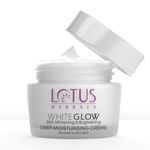 Buy Lotus Herbals Whiteglow Skin Whitening & Brightening Deep Moisturising Cream SPF 20 | PA+++ | 60 gm - Purplle