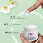 Buy Lotus Herbals Whiteglow Skin Whitening & Brightening Deep Moisturising Cream SPF 20 | PA+++ | 60 gm - Purplle