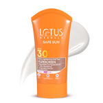Buy Lotus Herbals Safe Sun Skin Lightening Anti -Tan Sunscreen | SPF 30 | PA+++ | Active Triple Protection | 50 gm - Purplle
