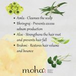 Buy Moha Herbal Shampoo Prevent Premature Graying And Strengthen Hair With Amla And Brahmi 200 ml - Purplle