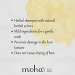 Buy Moha Herbal Shampoo Prevent Premature Graying And Strengthen Hair With Amla And Brahmi 200 ml - Purplle