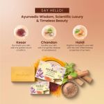 Buy Moha Kesar Chandan Saffron And Sandalwood Soap For Radiant Smooth Skin- Pack Of 3 300 gm - Purplle