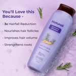 Buy Naturali Anti-Hairfall Shampoo with Rosemary Oil & Ginseng Extract | Reduces Hairfall | Sulphate & Paraben free Shampoo | 200 ml - Purplle