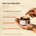 Buy Good Vibes De-Tan Glow Night Cream Ubtan with Power of Serum | Tan free, Brightening, Pigmentation, Skin renewing, Sleep treatment (50 gm ) - Purplle