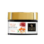 Buy Good Vibes De-Tan Glow Night Cream Ubtan with Power of Serum | Tan free, Brightening, Pigmentation, Skin renewing, Sleep treatment (50 gm ) - Purplle