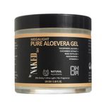 Buy By Naked Fact Megalight 0 % Sticky Aloe Vera Gel For Skin & Hair With Pure Aloe Vera Leaf Juice, Cucumber Extract, Niacinamide & Vitamin E | Hydrates Skin | Soothes Irritated Skin | Keeps Scalp Healthy | For Men & Women | 100 gm - Purplle