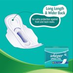 Buy Whisper Maxi Fit Regular Sanitary Pads for Women, 15 pads - Purplle