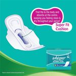 Buy Whisper Maxi Fit Regular Sanitary Pads for Women, 15 pads - Purplle