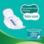 Buy Whisper Maxi Fit Regular Sanitary Pads for Women, 15 pads - Purplle
