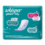 Buy Whisper Maxi Fit Regular Sanitary Pads for Women, 15 pads - Purplle
