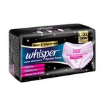 Buy Whisper Super Absorbent Period Panty L-XL - 12 Pants - Purplle