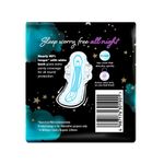 Buy Whisper Bindazzz Nights XXL Sanitary Pads Upto 0% Leaks All Night Long (15 pads) - Purplle