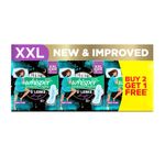 Buy Whisper Bindazzz Nights XXL Sanitary Pads Upto 0% Leaks All Night Long (45 pads) - Purplle