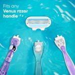 Buy Gillette Venus Smooth Sensitive Hair Removal Razor Cartridges for Women - 2 pcs - Purplle
