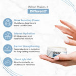 Buy Streax Hydrate & Shine Serum Infused Face Cream Gel, 50 gm with 6% Glutathione & Hyaluronic Acid Complex - Purplle