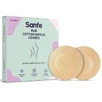 Buy Sanfe Flix Cotton Nipple Covers, 10 Breathable Nipple Pasties, No Show Bra For Women, Skin Friendly, disposable - 10 Units - Purplle