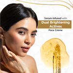 Buy Streax Bright & Shine Serum Infused Face Cream Gel, 50 gm with 6% Vitamin C & Glycolic Acid - Purplle
